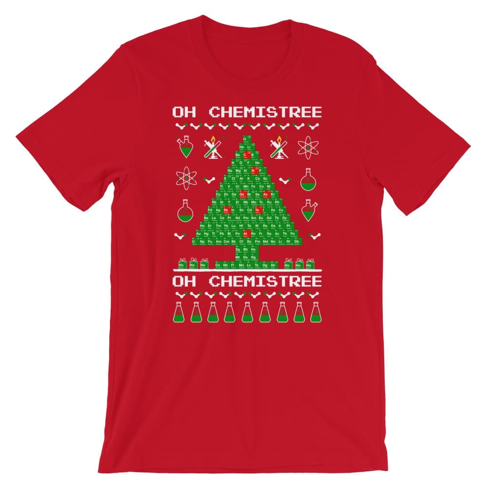 OH CHEMISTREE t-shirt red