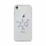 Caffeine molecule phone case